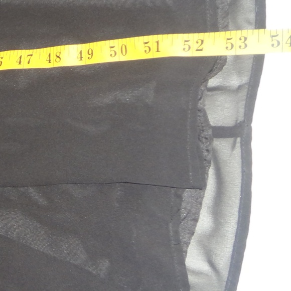 DAVID’S BRIDAL LONG STRAPLESS CHIFFON DRESS - Picture 7 of 8